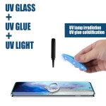 Wholesale Galaxy S20 Ultra (6.9in) UV Tempered Glass Full Glue Screen Protector (Clear)